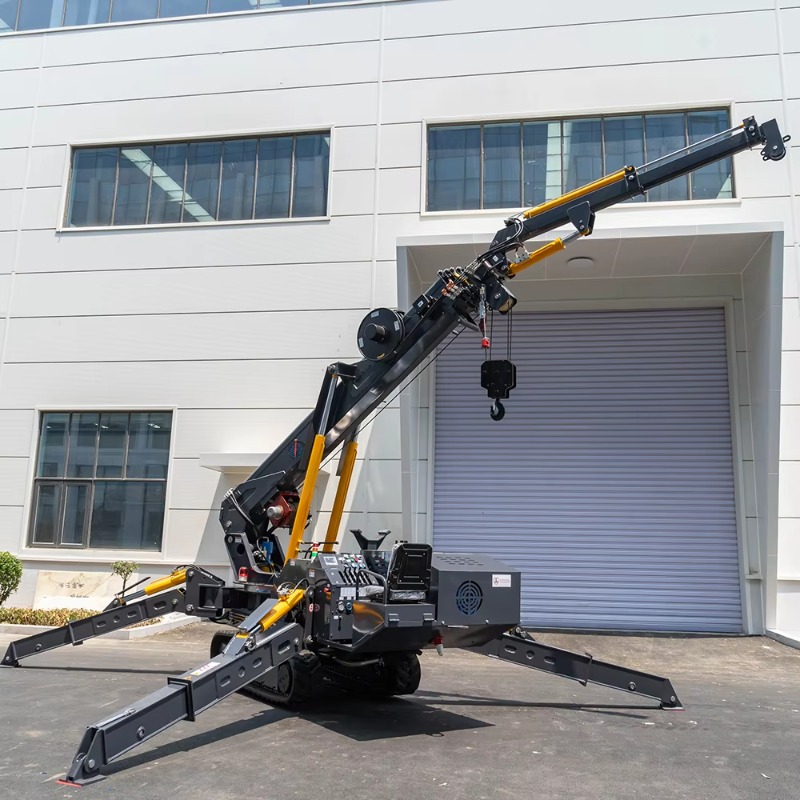 Heavy Equipment Lift - رافعة عنكبوتية صغيرة كهربائية هيدروليكية مدمجة