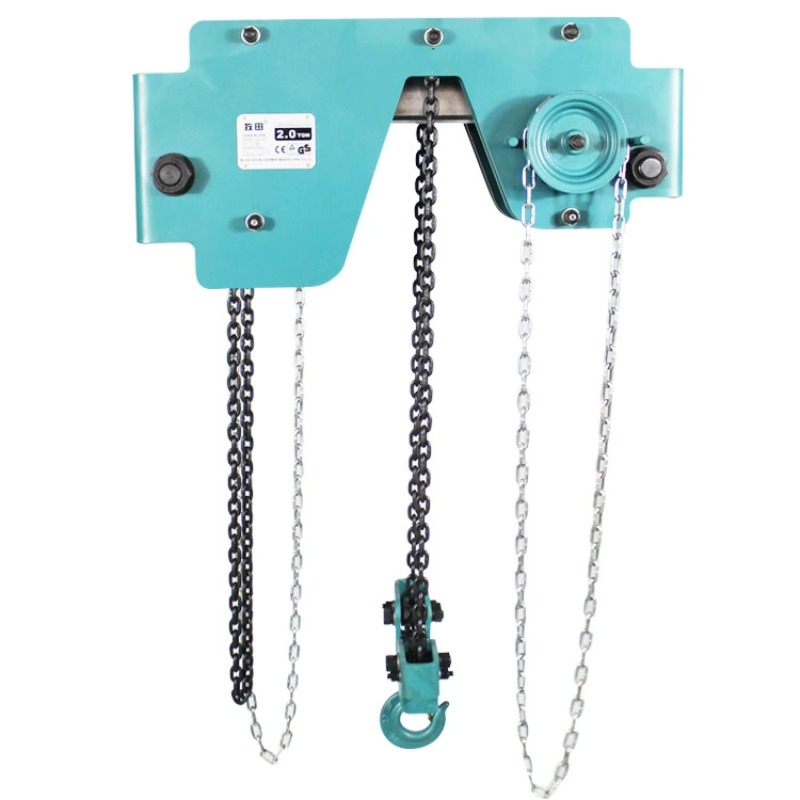 Heavy Equipment Lift - رافعة يدوية بسلسلة مزدوجة منخفضة الارتفاع،