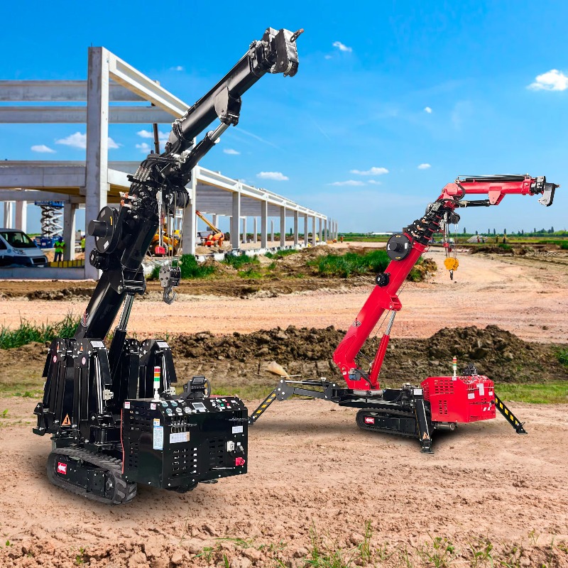 Heavy Equipment Lift - رافعة عنكبوتية صغيرة مدمجة تعمل بالتحكم